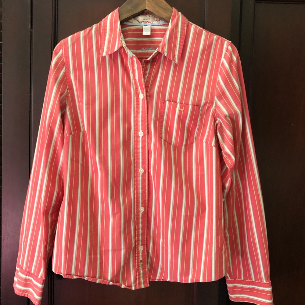 Vintage Old Navy Women’s Button Up Blouse Sz L